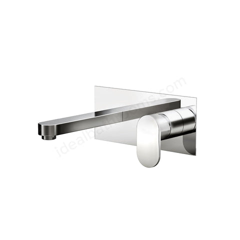Essential Osmore Wall Mounted Mono Bath Filler 1 Tap Hole Chrome - Unbeatable Bathrooms