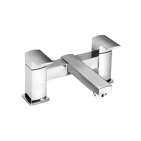 Essential Paron Bath Filler 2 Tap Holes Chrome - Unbeatable Bathrooms