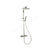 Essential Nine Xtreme Square External Thermostatic Shower - Chrome - Unbeatable Bathrooms