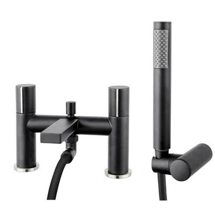 The White Space Evo Bath Shower Mixer with Hose and Handset - Unbeatable Bathrooms