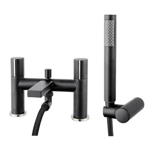 The White Space Evo Bath Shower Mixer with Hose and Handset - Unbeatable Bathrooms