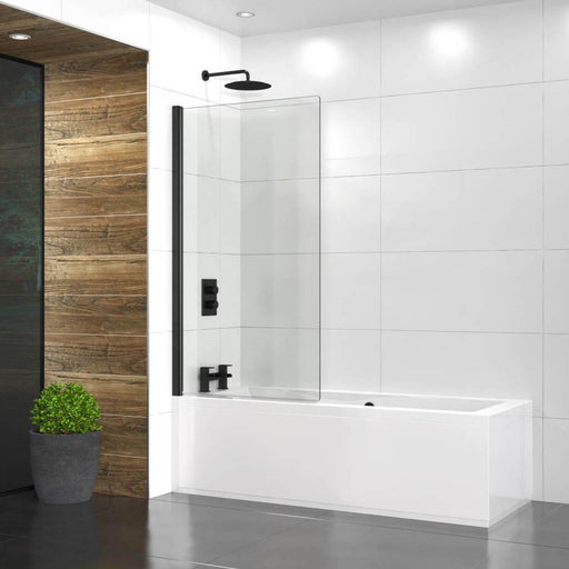Sommer Evolve 1500 x 897mm Half Radius Bath Screen - Unbeatable Bathrooms