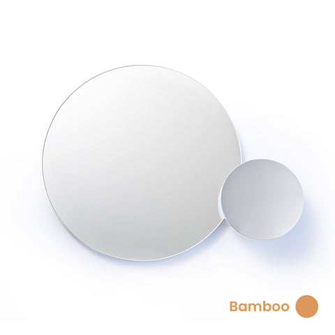 Eclipse Bathroom Wall Mirror - Bamboo - Unbeatable Bathrooms