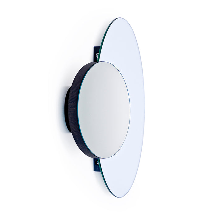 Eclipse Bathroom Wall Mirror - Dark Oak - Unbeatable Bathrooms