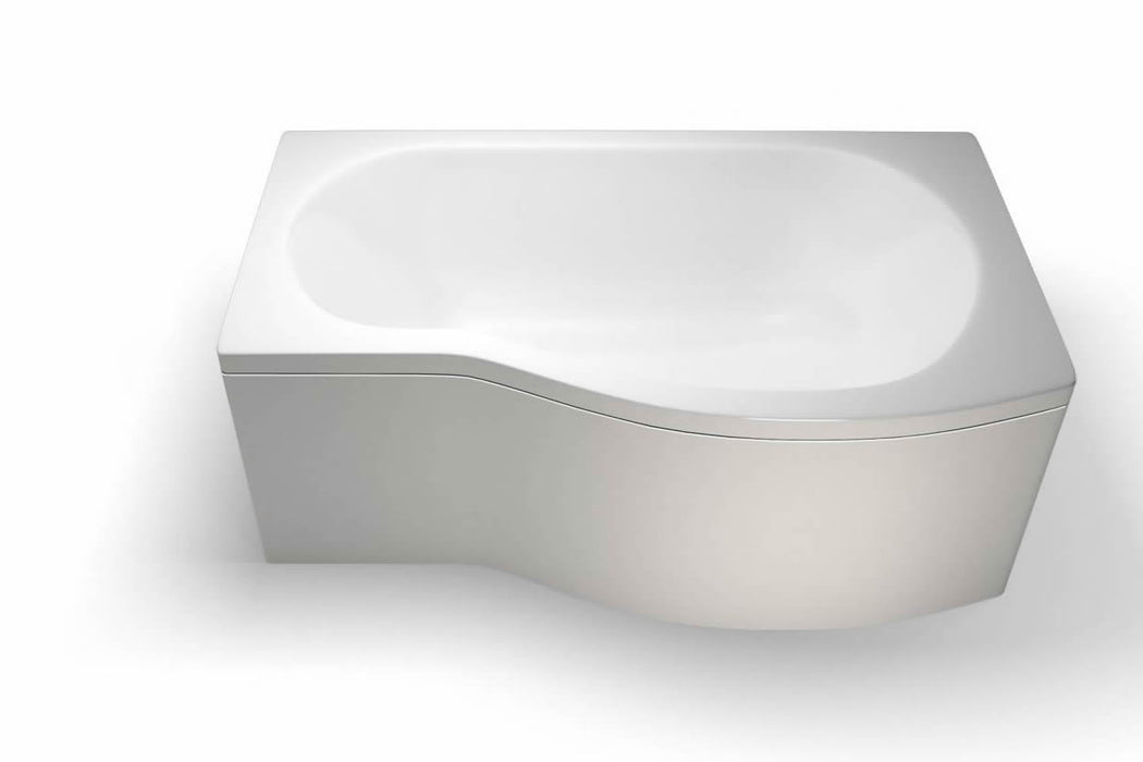 Britton Cleargreen EcoRound 1500/1700mm Shower Bath - Unbeatable Bathrooms