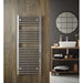 Redroom Elan Electric Straight Towel Radiator with Thermostatic Controller Chrome - Unbeatable Bathrooms