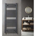 Redroom Elite Anthracite Straight Towel Radiator - Unbeatable Bathrooms