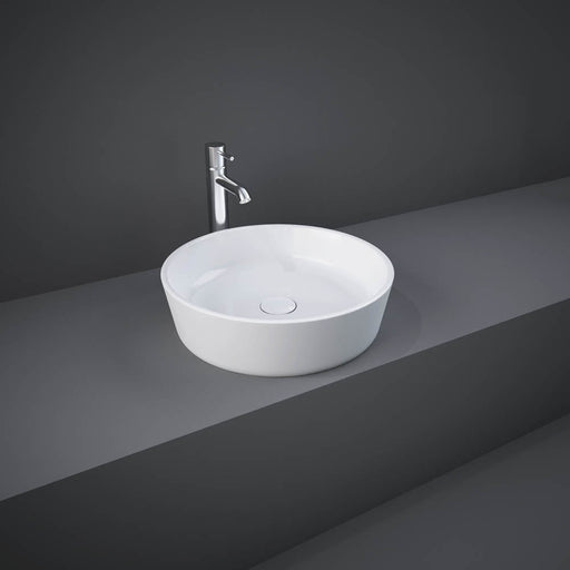 Rak Ceramics Feeling 42cm Round Counter Top Wash Basin - Unbeatable Bathrooms