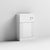 Nuie Deco 500mm Fluted WC Unit - Satin White - Unbeatable Bathrooms