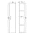 Hudson Reed Apollo Wall Hung 30cm Tall Unit - Unbeatable Bathrooms