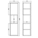Hudson Reed Tall Unit 1400X350X350(350 Open Section) - Unbeatable Bathrooms