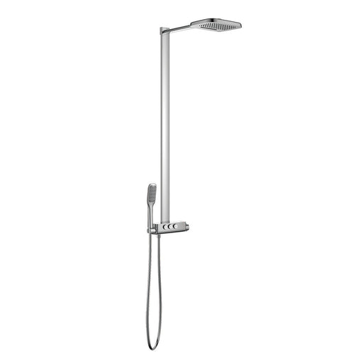Flova Fusion Exposed Thermostatic Shower Column with Flow Control - Unbeatable Bathrooms