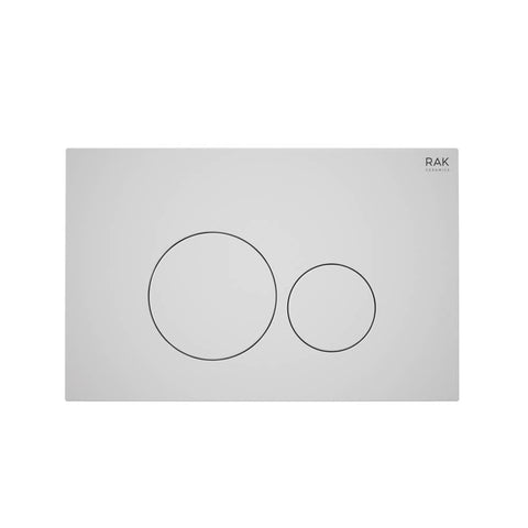 Rak Ceramics Ecofix Flush Plate With Round Push Plates - Unbeatable Bathrooms