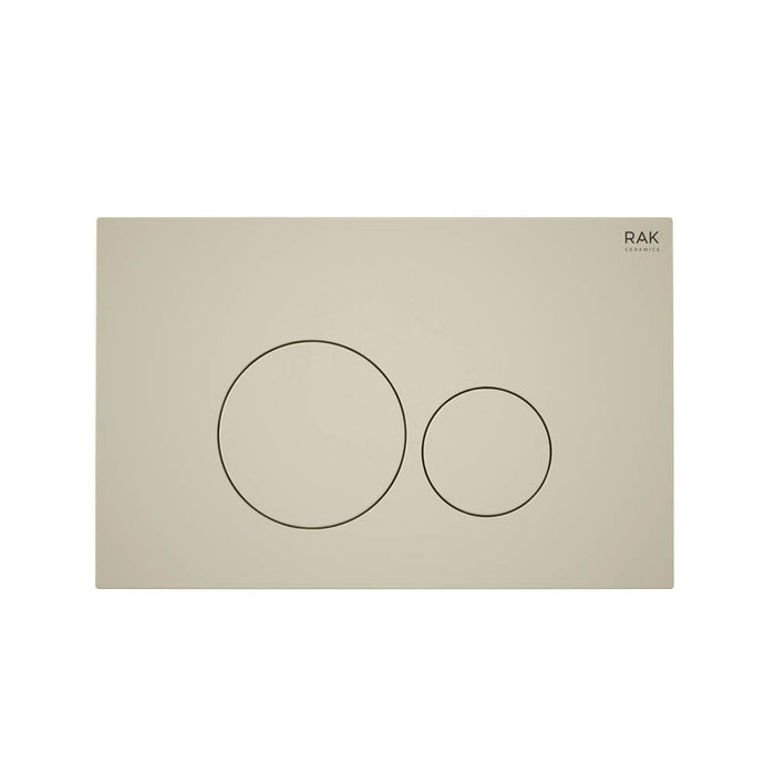 Rak Ceramics Ecofix Flush Plate With Round Push Plates - Unbeatable Bathrooms