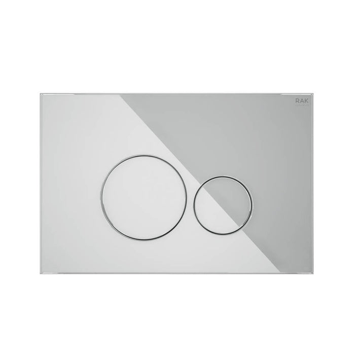 Rak Ceramics Ecofix Flush Plate With Round Push Plates - Unbeatable Bathrooms