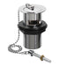 Flova Slotted Plug and Chain Basin Waste - Unbeatable Bathrooms