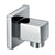 Flova Square Wall Outlet Elbow - Unbeatable Bathrooms