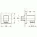 Flova Square Wall Outlet Elbow - Unbeatable Bathrooms