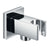 Flova Square Wall Outlet Elbow with Handset Holder - Unbeatable Bathrooms