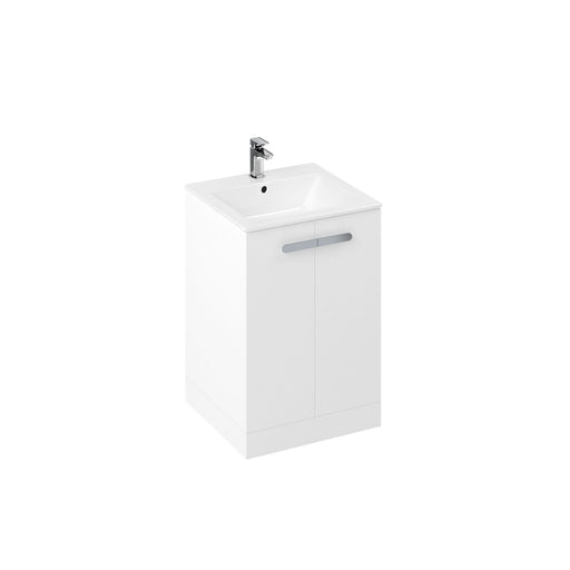 Britton MyHome 600mm Vanity Unit - Floor Standing 2 Door Unit with Basin - Unbeatable Bathrooms