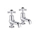 JTP Grosvenor Black Cross Bath Taps - Unbeatable Bathrooms