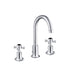 JTP Grosvenor Black Cross 3 Hole Basin Mixer - Unbeatable Bathrooms