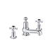 JTP Grosvenor Cross 3 Hole Deck Mounted Basin Mixer - Unbeatable Bathrooms