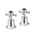JTP Grosvenor Black Cross Panel Valves - Unbeatable Bathrooms