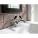 JTP Grosvenor Black Lever Basin Mixer Tap with Pop Up Waste - Unbeatable Bathrooms