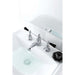 JTP Grosvenor Black Lever 3 Hole Basin Mixer Tap - Unbeatable Bathrooms