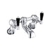 JTP Grosvenor Lever Wall Mounted 2 Hole Bath Filler Tap - Unbeatable Bathrooms