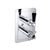 JTP Grosvenor Black Lever Thermostatic Concealed 2 Outlet 2 Controls Shower Valve - Unbeatable Bathrooms