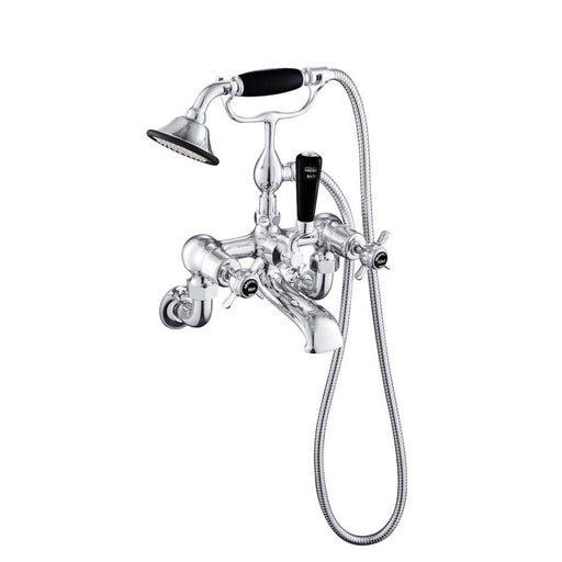 JTP Grosvenor Pinch Bath Shower Mixer Wall Mounted with Kit - Unbeatable Bathrooms