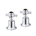 JTP Grosvenor Black Pinch 3/4" Panel Valves (Pair) - Unbeatable Bathrooms