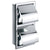 Flova Gloria Double Concealed Toilet Roil Holder - Unbeatable Bathrooms