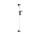 JTP Grab Bar With Integrated Slider 80 x 70 x 900mm - Unbeatable Bathrooms