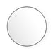 Glance Round Wall Mirror 660 - Dark Oak - Unbeatable Bathrooms