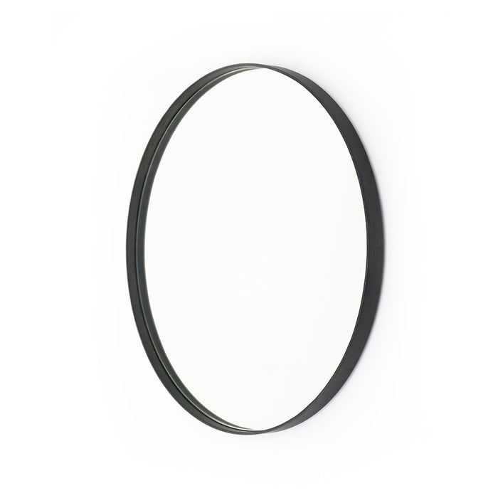 Glance Round Wall Mirror 660 - Dark Oak - Unbeatable Bathrooms