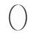 Glance Round Wall Mirror 660 - Dark Oak - Unbeatable Bathrooms