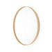 Glance Round Wall Mirror 660 - Natural Oak - Unbeatable Bathrooms