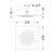 Hudson Reed Ceiling Tile Shower Head - Unbeatable Bathrooms