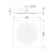 Hudson Reed Ceiling Tile Shower Head - Unbeatable Bathrooms