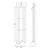 Hudson Reed Double Panel Radiator with Mirror 180cm x 49.9cm - Unbeatable Bathrooms