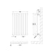 Hudson Reed Revive Horizontal Single Panel Radiator - Unbeatable Bathrooms