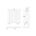 Hudson Reed Revive Horizontal Single Panel Radiator - Unbeatable Bathrooms