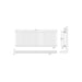 Hudson Reed Revive Horizontal Double Panel Radiator - Unbeatable Bathrooms