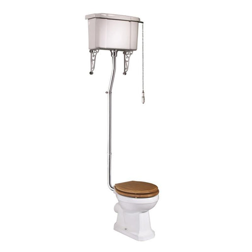 Tavistock Vitoria High Level Pipe and Fittings - Chrome - Unbeatable Bathrooms