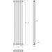 Hudson Reed Colosseum Wall Mounted Triple Radiator - Unbeatable Bathrooms