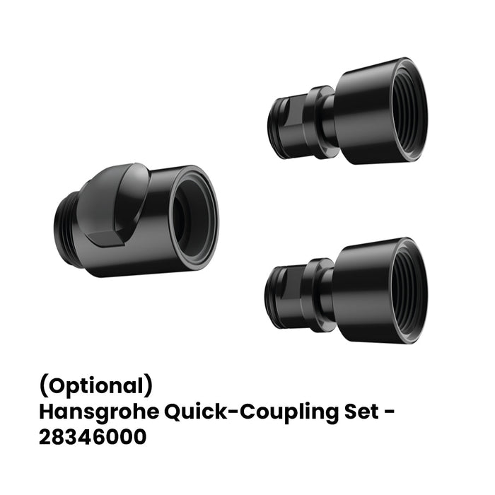 Hansgrohe Dog Shower 150 3-Jet Hand Shower - Matt Black - Unbeatable Bathrooms