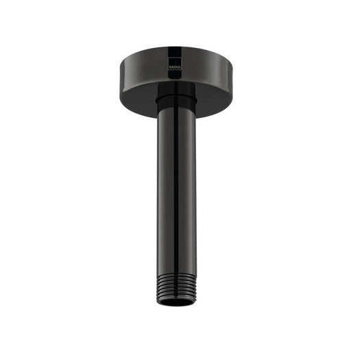 Vado Omika Noir Ceiling Mounting Arm 100mm (4") - Polished Black - Unbeatable Bathrooms